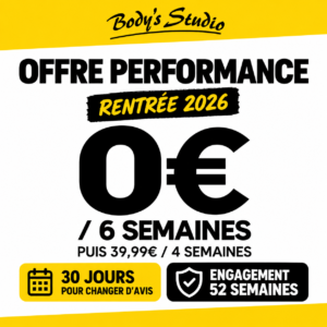 BS - PERFORMANCE 30 jours pour changer d'avis et 6 semaines OFFERTES