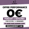 FB - Performance - 30 jours pour changer d'avis + 6 semaines OFFERTES